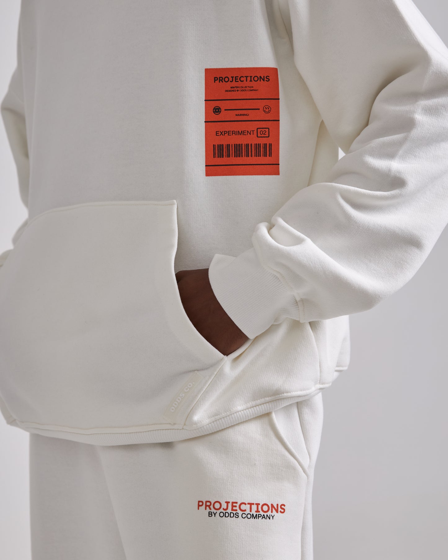 White Tag Hoodie