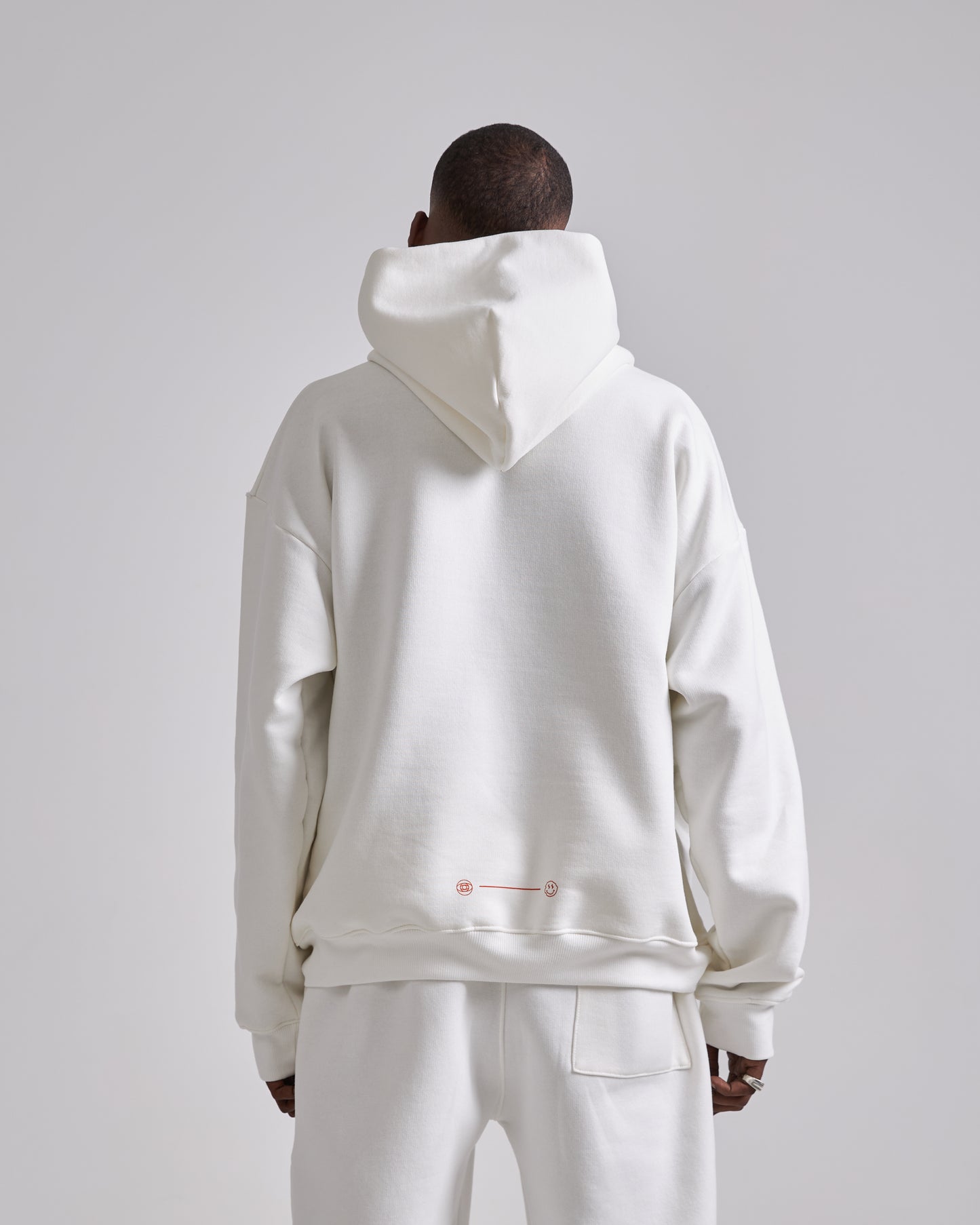 White Tag Hoodie