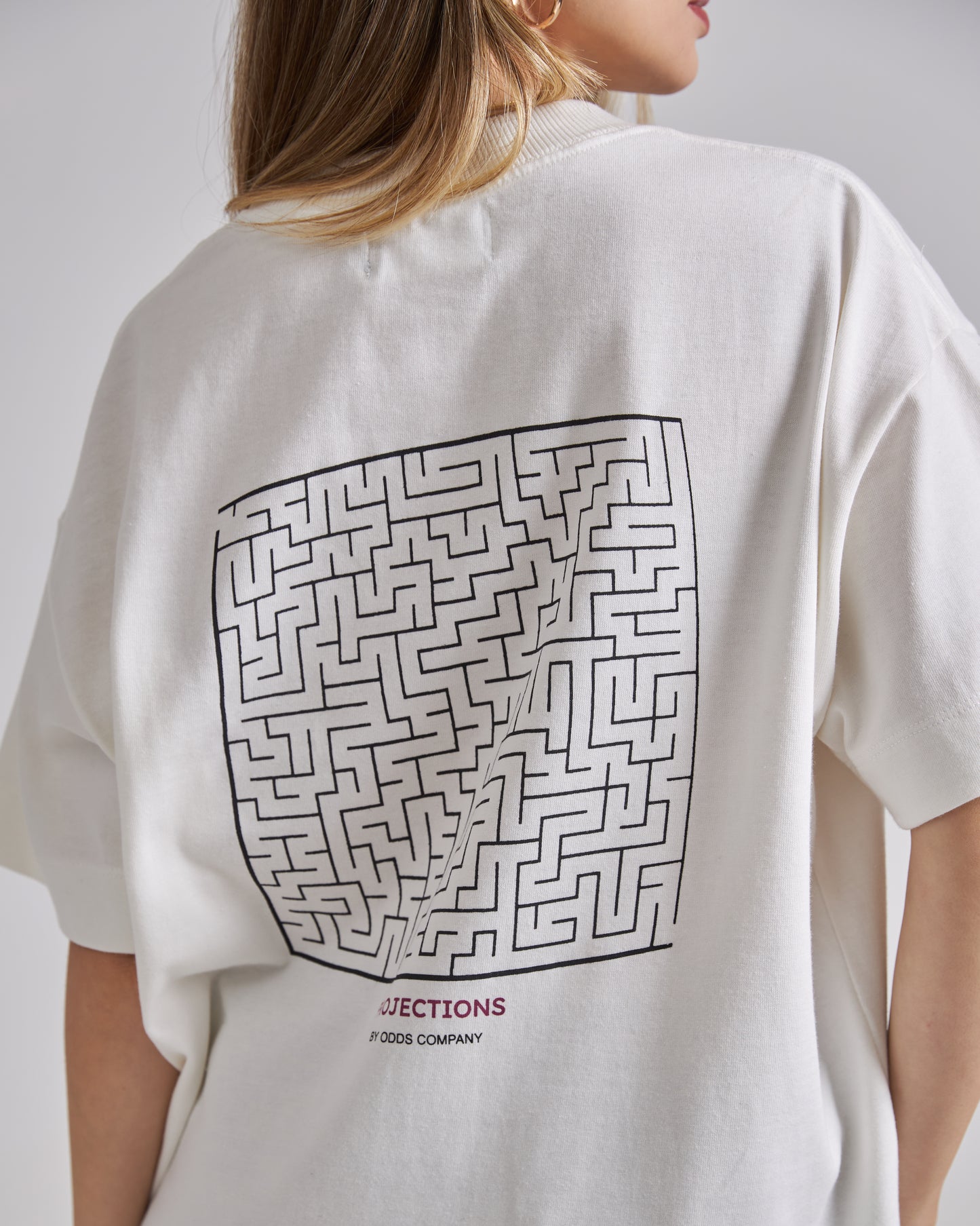 Maze Off-White Tee