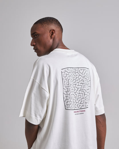 Maze Off-White Tee