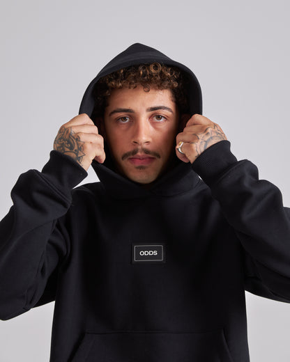 Looping Black Hoodie