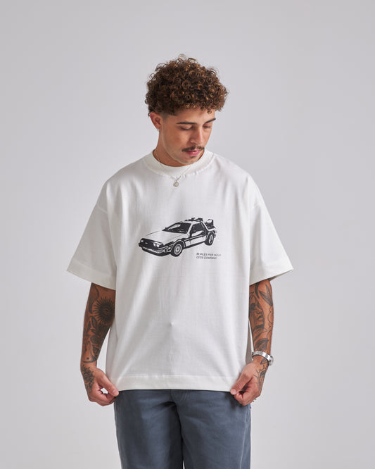 88 Mile White Boxy Tee