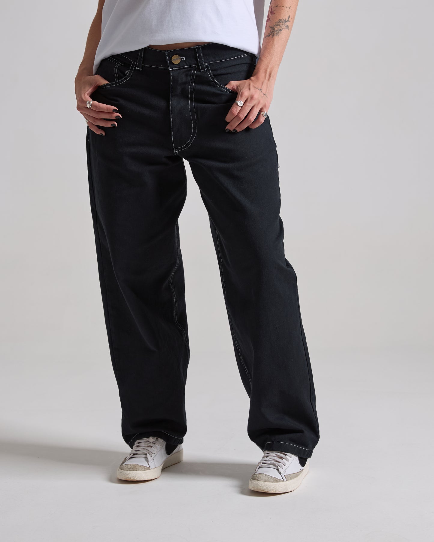 Black Loose Fit Pants