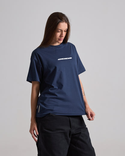 The O'S Navy Blue Boxy Tee