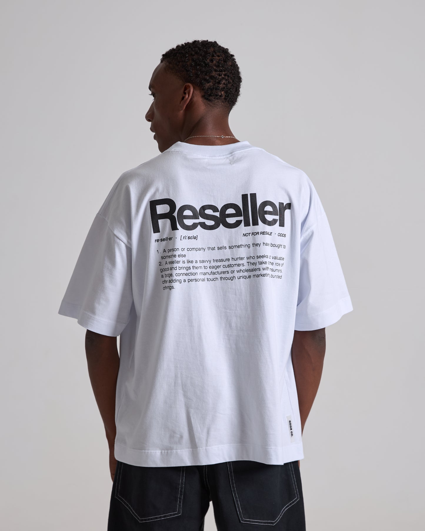 Reseller White Boxy Tee