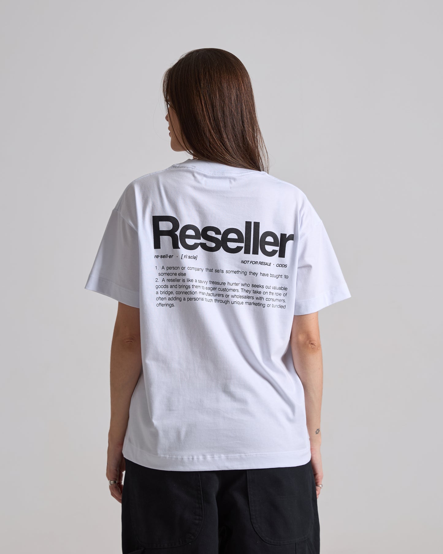 Reseller White Boxy Tee