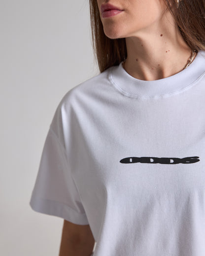 The O'S White Boxy Tee