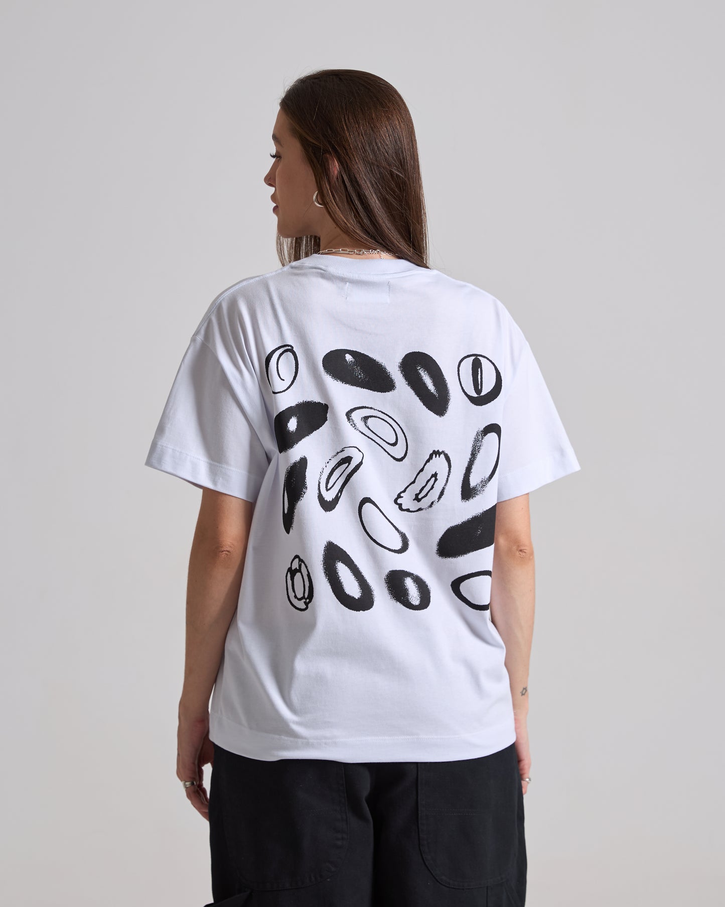 The O'S White Boxy Tee