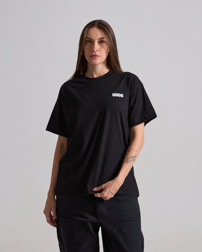 Not For Resale Black Boxy Tee