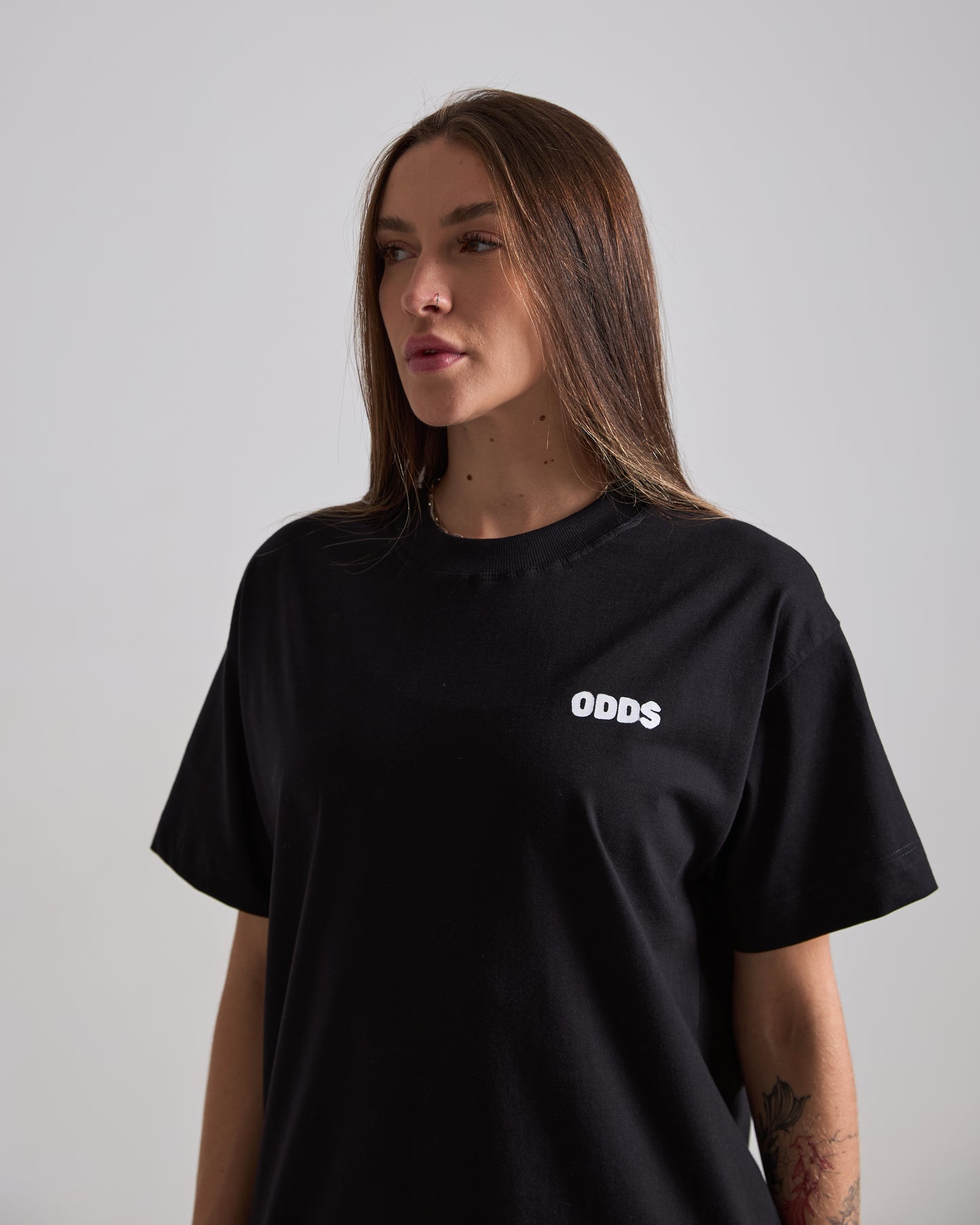 Not For Resale Black Boxy Tee