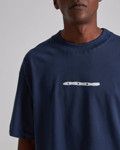 The O'S Navy Blue Boxy Tee