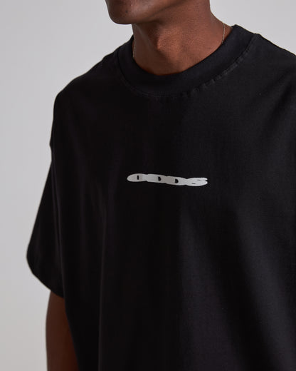 The O'S Black Boxy Tee