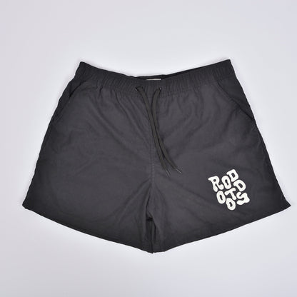 Black Puzzle Shorts